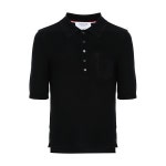 MJP216A J0192 415 필웨이 가격비교 - 톰브라운(Thom Browne) 티셔츠  실크 포켓 폴로 셔츠 네이비  MJP216A J0192 415