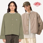 단톤 26ss 여성 인슐레이션 와이드 라운드넥 바람막이 자켓 DT-A0672 PNT | DANTON : NT8063448846 - 필웨이 / 정품감정