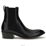 26 SS 톰포드 블랙 카프 블록 힐 첼시 부츠 1N001 J1574LCL497N | TOM FORD : 워커/부츠 : MF8441056323 - 필웨이 | 믿을 수 있는 중고 명품