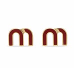 미우미우 에나멜 메탈 여성 귀걸이 5JO911 2F6T F0033 | Miu Miu : uM8947677413 - 필웨이 / 정품감정