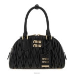 26 FW 미우미우 마틀라세 지퍼 토트백 블랙 F0002 5BB191VOLOAN88 | Miu Miu : 여성토트백 : uM9416810280 - 필웨이 / 정품감정