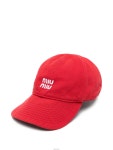 미우미우 logo detail baseball cap 10748988096776 TP722688012 | Miu Miu : 모자 : uM8000470405 - 필웨이 | 믿을 수 있는 중고 명품