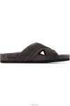 톰포드 그레이 스웨이드 위클로 슬라이드 샌들 J1582 LCL046N TP874028197 | TOM FORD : MF8704984217 - 필웨이 / 정품감정