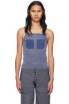 Dion Lee 블루 리벳 포켓 탱크탑 C3165PS24 TP867481577 | 기타 : 티셔츠 : th7765978000 - 필웨이 | 믿을 수 있는 중고 명품