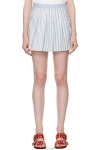 가니 블루 화이트 플리츠 미니 스커트 F9599 TP867477225 | GANNI : NN7765162130 - 필웨이 | 믿을 수 있는 중고 명품