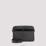 26FW 셀린느 트리옹프 캔버스 카프스킨 스몰 메신저백 113942EVJ 38SI BLACK | CELINE : 남성크로스백 : LI9275031608 - 필웨이 / 정품감정