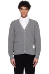 톰브라운 그레이 브이넥 가디건 MJT551A J0114 TP868722302 | Thom Browne : 카디건 : om7786917576 - 필웨이 | 믿을 수 있는 중고 명품