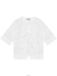 26 SS 가니 자수 타이 블라우스 F9655 TP450644378 | GANNI : 블라우스/셔츠 : NN8005108284 - 필웨이 / 정품감정