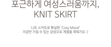 [디엘라 니트스커트]