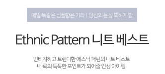 클릭앤퍼니 - 비온에스닉 니트베스트