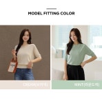 클릭앤퍼니 - 튠비스코스 라운드앤브이넥니트