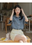 클릭앤퍼니 - 솔벳데님 스트라이프셔츠