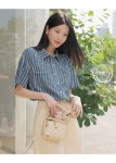 클릭앤퍼니 - 솔벳데님 스트라이프셔츠