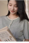 클릭앤퍼니 - 댈룬진주 레이스가디건
