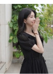 클릭앤퍼니 - 랑토핀턱 스트링원피스