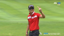 2R 5번홀 허인회의 기분 좋은 버디 - kakaoTV 2R 5번홀 허인회의 기분 좋은 버디