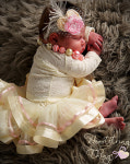 Cream Tutu, Cream Pettiskirt, Ribbon tutu, Chiffon skirt, Satin tutu, Vintage Pettiskirt, Newborn tutu, cake smash skirt,  Baby skirt