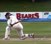 Jonathan Trott attempts to sweep a delivery to the square leg boundary | ESPNcricinfo.com