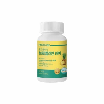 홀드에이지 브로멜라인 하이 고함량 파인애플효소 단백질분해효소 60정 - 티몬 [티몬] 홀드에이지 브로멜라인 하이 고함량 파인애플효소...