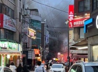 강원대 후문 인근 상가서 불…인명피해 없어 | 연합뉴스