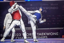 제주청년 강상현, 첫 세계태권도선수권대회서 깜짝 우승 | 연합뉴스