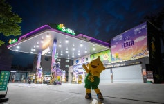 에쓰오일, BTS 10주년 기념 주유소 운영…밤에 보라색 점등 | 연합뉴스