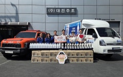 대전소방, 대전주조 막걸리 라벨에 119안심콜 QR코드로 홍보 | 연합뉴스