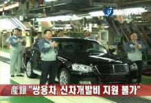 産銀 쌍용차, 신차개발비 지원 불가 | 연합뉴스