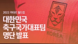 [속보] 축구대표팀, 카타르월드컵 최종명단 발표 | 연합뉴스