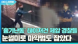 [다다를 이야기] 흉기난동 테이저건 제압 경찰들…눈썰미로 마약범도 잡았다 | 연합뉴스
