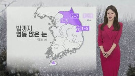 [날씨] 밤까지 영동 많은 눈…내일 아침 기온 뚝 | 연합뉴스