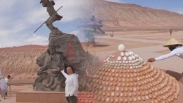 [지구촌톡톡] 불타는 중국 화염산…75도 가마솥에도 관광객들 발길 잇따라 外 | 연합뉴스