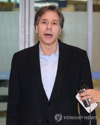 방한 소감 밝히는 블링큰 미국 국무부 부장관 | 연합뉴스