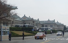 북한 옥류관 앞 거리 | 연합뉴스