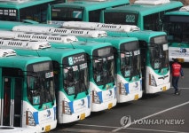 오산교통 파업, 18개 노선 운행 중단 | 연합뉴스