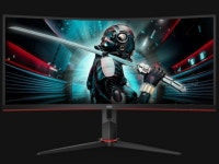 144Hz / 1ms 지원 UWQHD 커브드 게이밍 액정 디스플레이, AOC... 1ms 지원 UWQHD 커브드 게이밍 액정 디스플레이, AOC CU34G2X / BK
