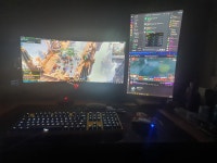 모니터 새로 구입하여 듀얼 구성했는데 DP포트 연결이 안됩니다..... > 모니터 | 퀘이사존 QUASARZONE 모니터 새로 구입하여 듀얼 구성했는데... 