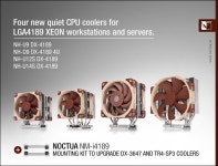 녹투아, Intel LGA4189 Xeon 플랫폼용 CPU 쿨러 발표 > 하드웨어... QUASARZONE 녹투아, Intel LGA4189 Xeon 플랫폼용 CPU 쿨러 발표
