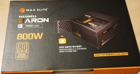 PC파워 추천! 맥스엘리트 MAXWELL BARON 800W 80PLUS BRONZE 플랫 파워 체험 후기 > 리뷰/체험기 | 퀘이사존 QUASARZONE PC파워... 