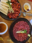 육사시미랑 양념육회~~ > 음식/여행 | 퀘이사존 QUASARZONE 육사시미랑 양념육회~~