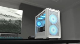 액션 피규어를 위한 RGB 턴테이블이 포함된 쿠거의 최신 PC 케이스 > 하드웨어 뉴스 | 퀘이사존 QUASARZONE 액션 피규어를 위한 RGB... 