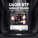 앱코, 파노라믹 뷰 ARGB BTF 미니타워 케이스, U40M 웨일샤크 출시!... 앱코, 파노라믹 뷰 ARGB BTF 미니타워 케이스, U40M 웨일샤크 출시!