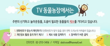 TV 동물농장 : 제보하기 : SBS TV 동물농장