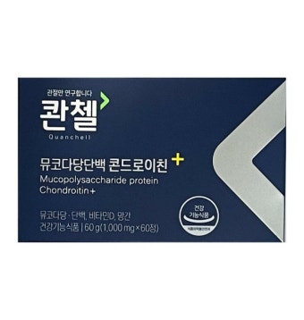 콴첼 뮤코다당단백 콘드로이친 플러스 1000mg x 60정 / jj - 티몬 [티몬] 콴첼 뮤코다당단백 콘드로이친 플러스 1000mg x 60정 / jj