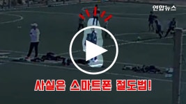 공원서 축구하는 새 슬쩍…스마트폰 상습절도 40대 구속 | 연합뉴스