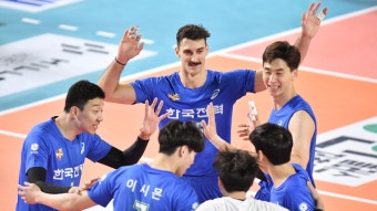 [프로배구] 달라진 한국전력, 삼성화재에 대역전승…3연승 질주 | 연합뉴스