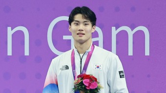 황선우, 아시안게임 수영 자유형 100ｍ 동메달 | 연합뉴스