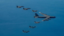 미 B-52 전략폭격기 오늘 한반도 전개…한미 연합훈련 | 연합뉴스