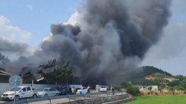전남 순천 자동차 정비업체 불…인명피해 없어 | 연합뉴스
