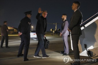 '5년만의 방중'…美 국무장관 토니 블링컨 베이징 도착 | 연합뉴스